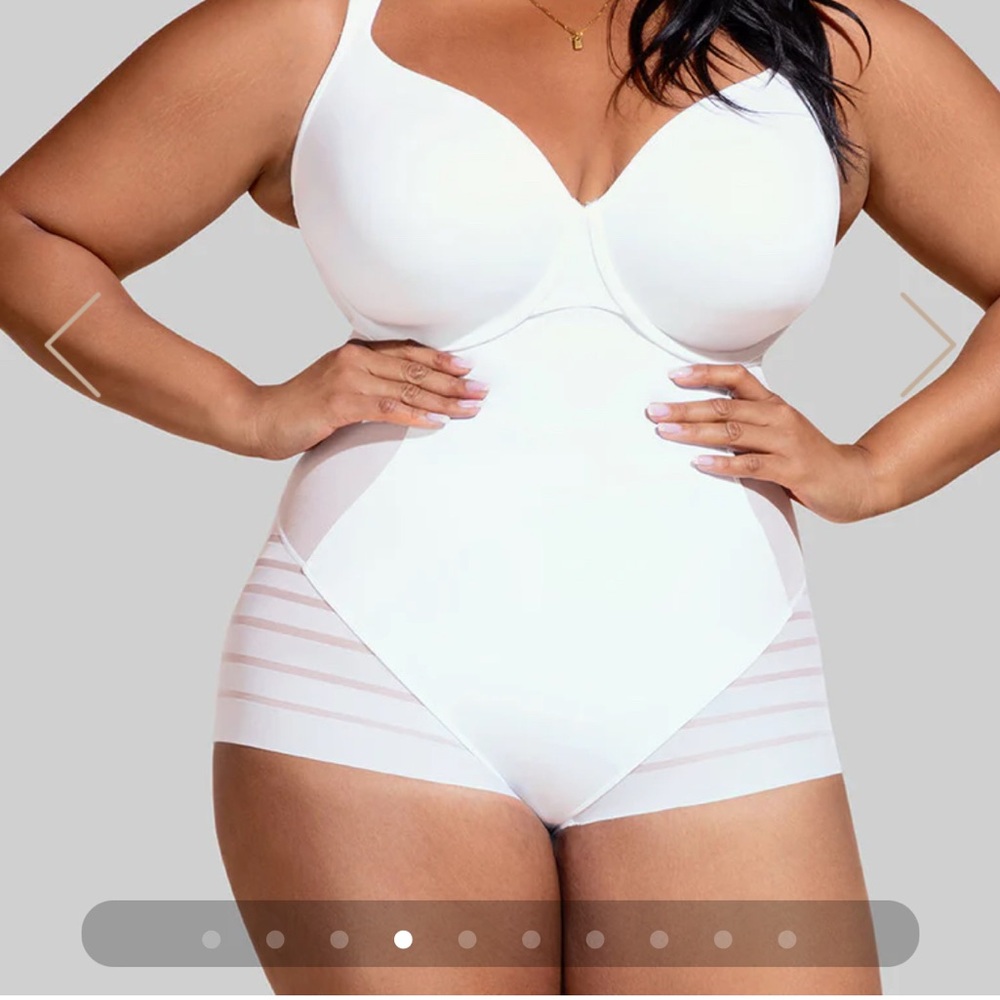 Honeylove White Shapewear Bodysuit